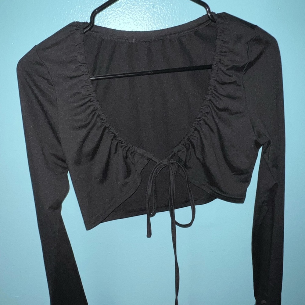 Shein cropped long sleeve